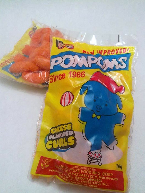 Pompom's Cheese Flavored Curls. Photo from google.com